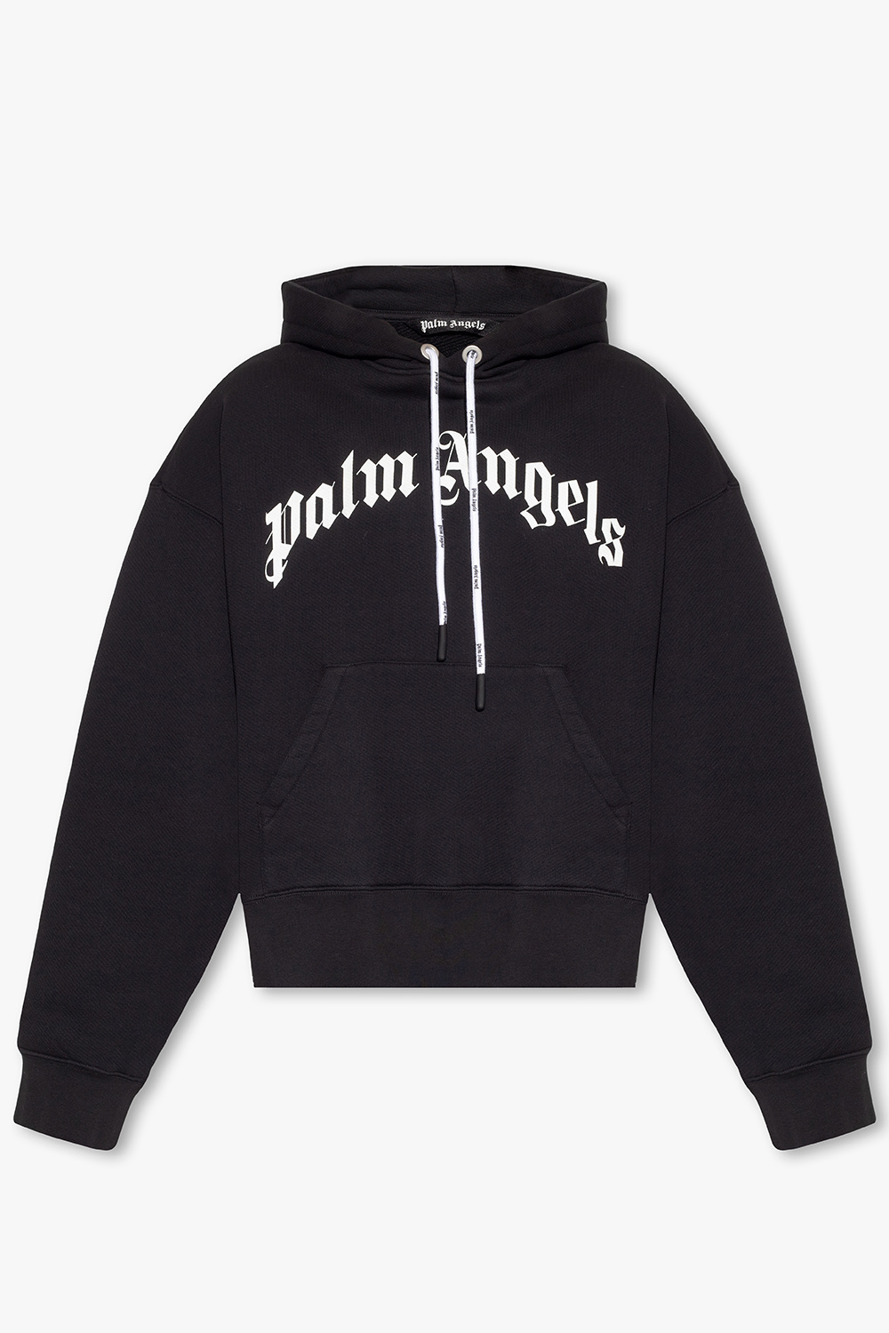 Black Hoodie with logo Palm Angels - SchaferandweinerShops